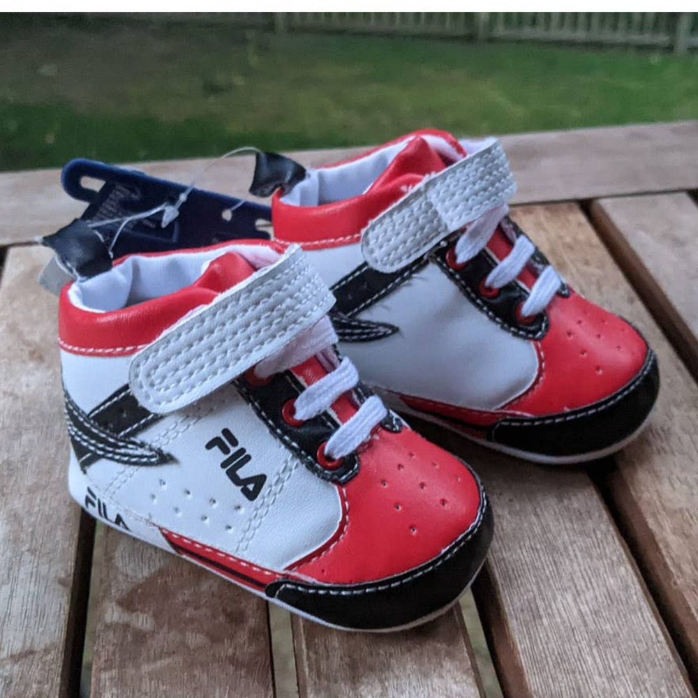 FILA Baby Boys Shoes Size 6-9 Months Infant New